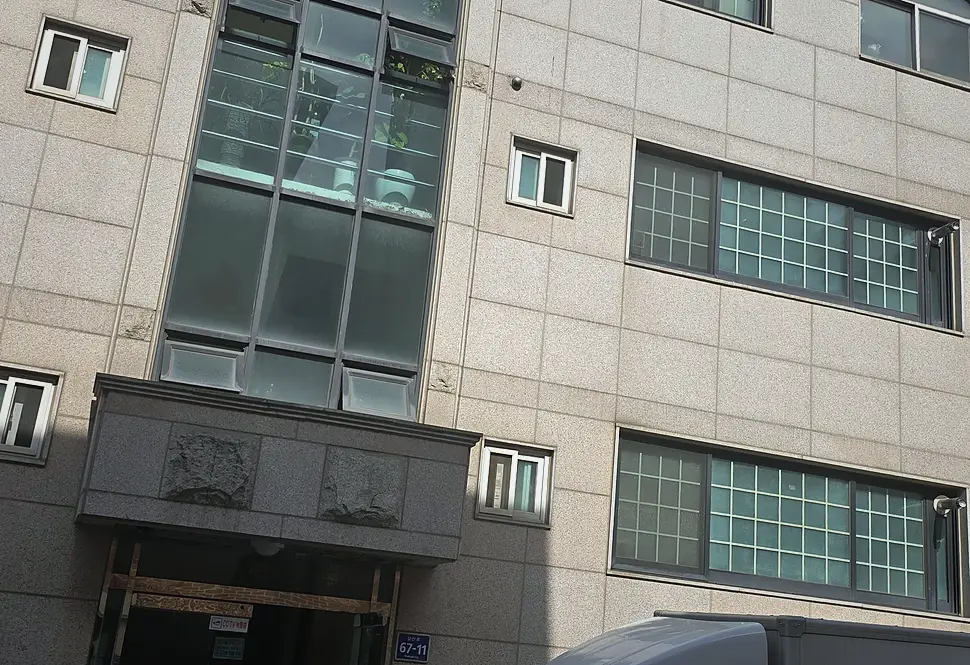 송파구 상가 그을음 제거 시공 전